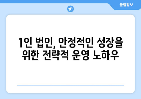 40~50대 중장년, 성공적인 1인 법인 운영의 길잡이| 사업 아이템부터 성장 전략까지 | 1인 법인 창업, 사업 성공 전략, 중장년 창업